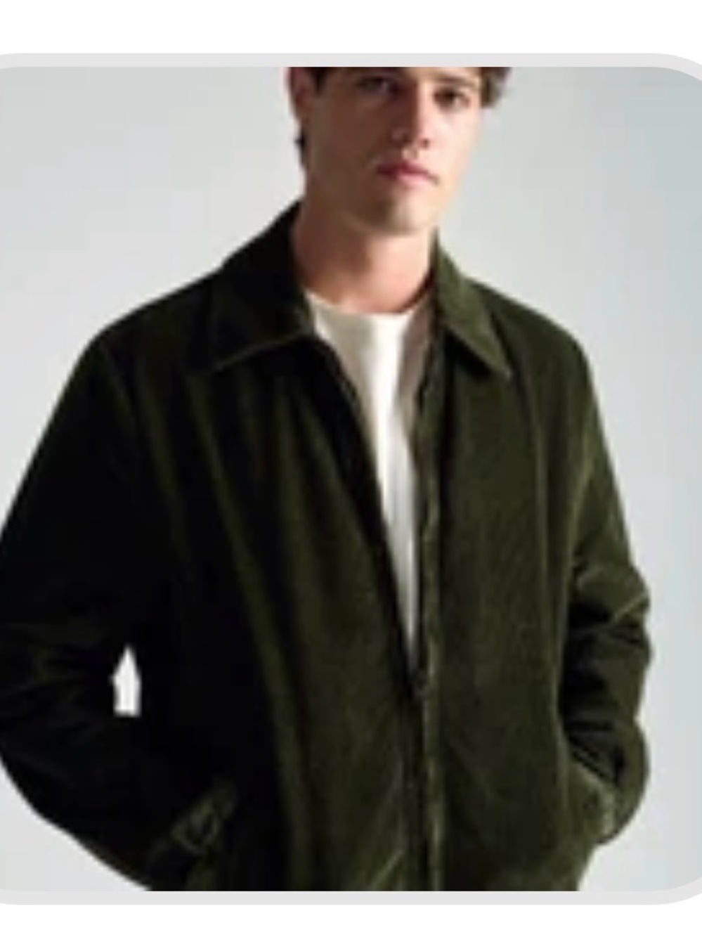 Brooklyn Industries Dark Olive Zip-Up Shirt Jacket
